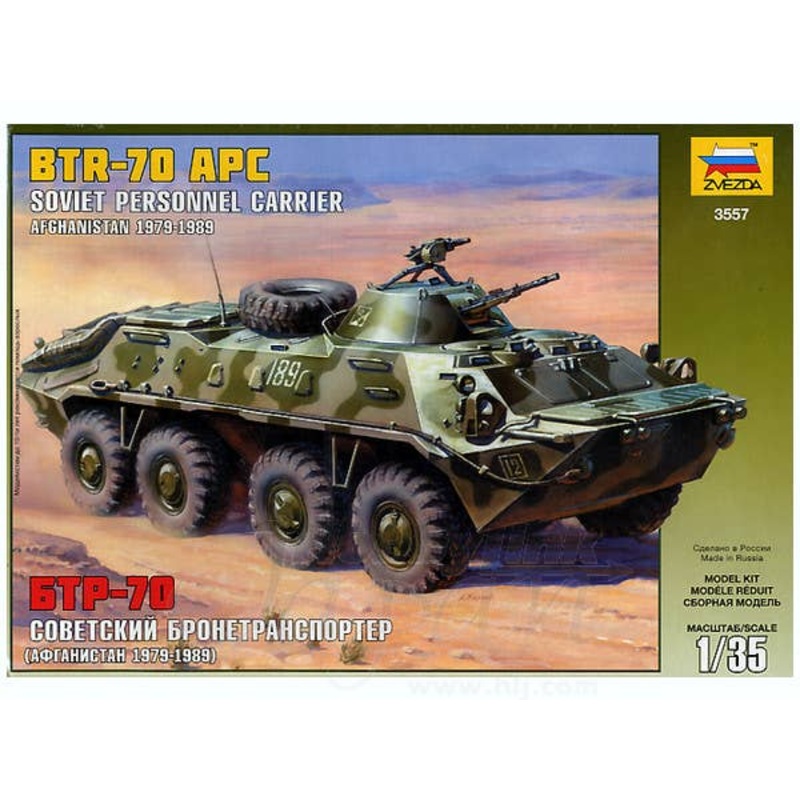 1/35 BTR-70 APC Soviet Personnel Carrier Afghanistan 1979-1989