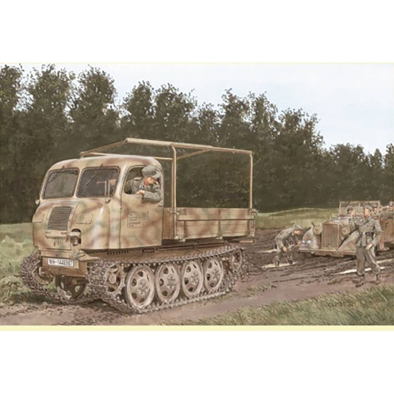 1/35 German Army WW.II RSO / 01 Type 470 General Purpose Tractor Magic Track Included
