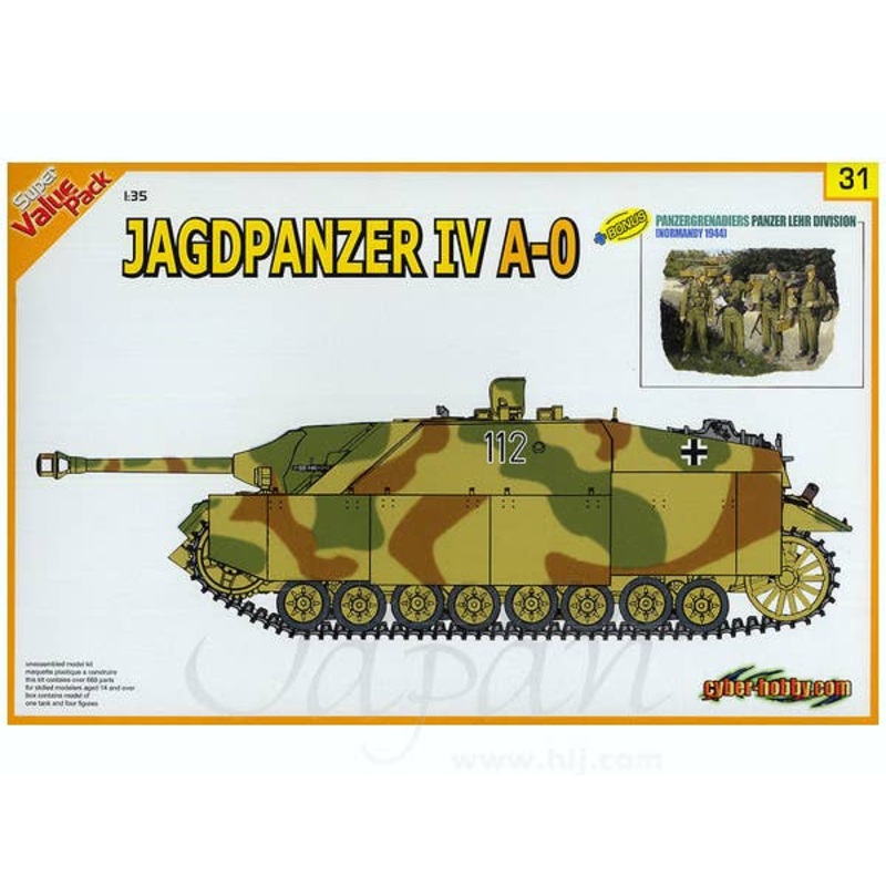 1/35 Jagdpanzer IV A-0 w/Panzergrenadiers Panzer Lehr Division Normandy 1944