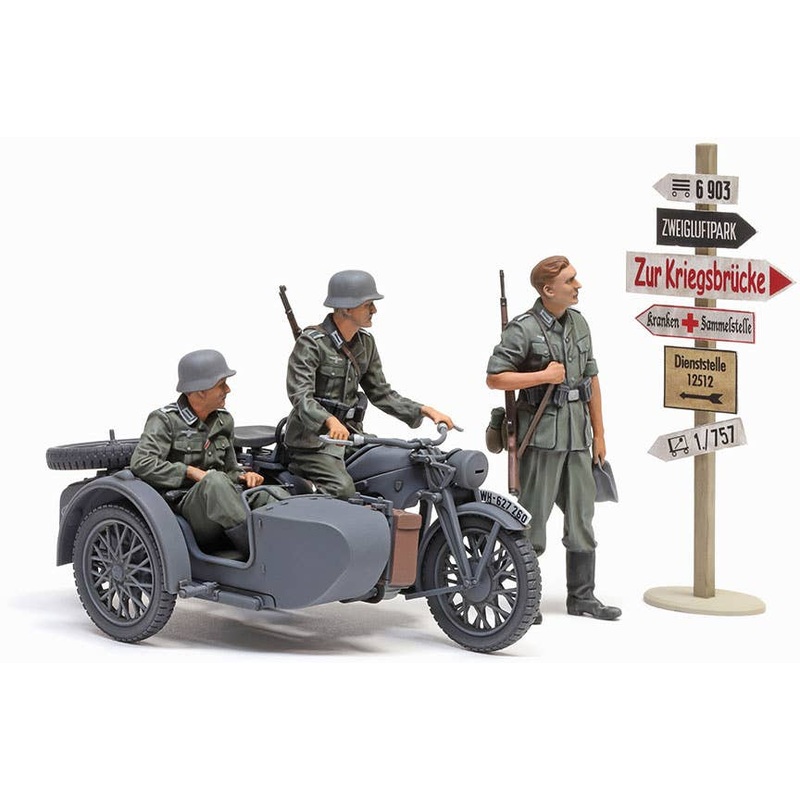 1/35 MM German KS600 Motorcycle & Sidecar
