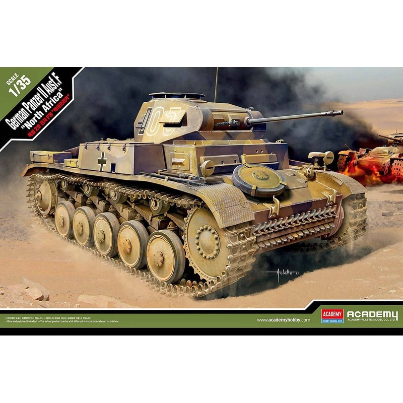 1/35 Panzer II F Type North African Campaign