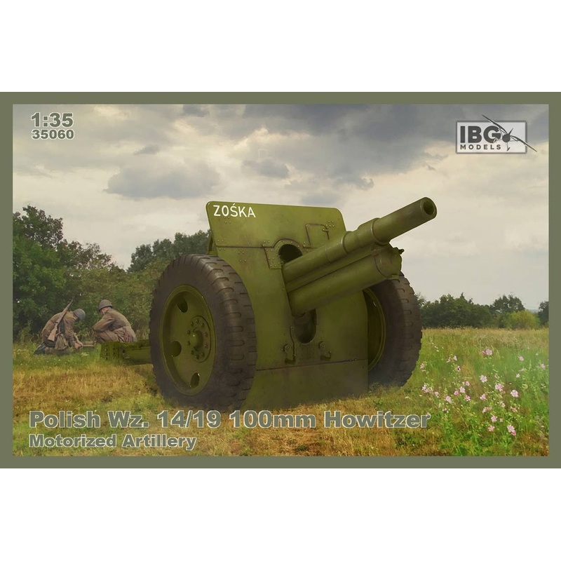 1/35 Polish Wz. 14/19 100mm Howitzer Motorized Artillery