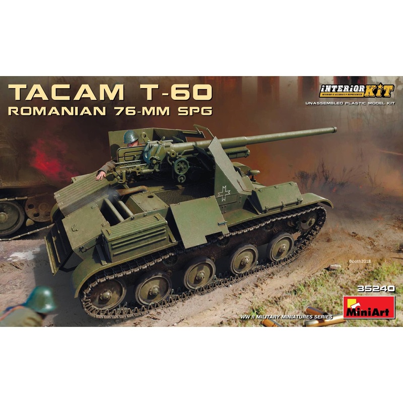 1/35 Romanian 76-mm SPG TACAM T-60 Interior Kit