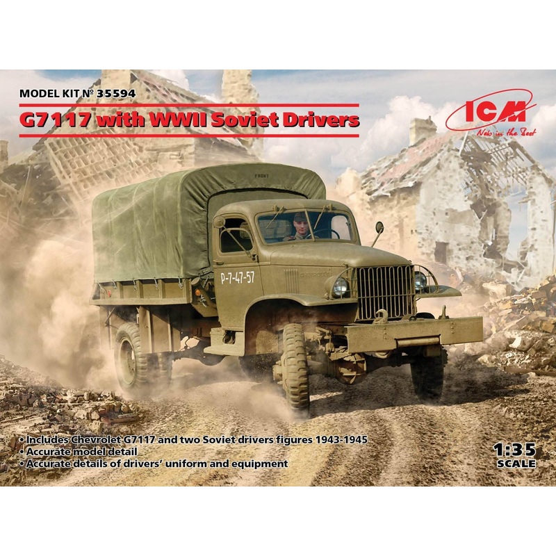 1/35 Soviet G7117 Truck w/Driver