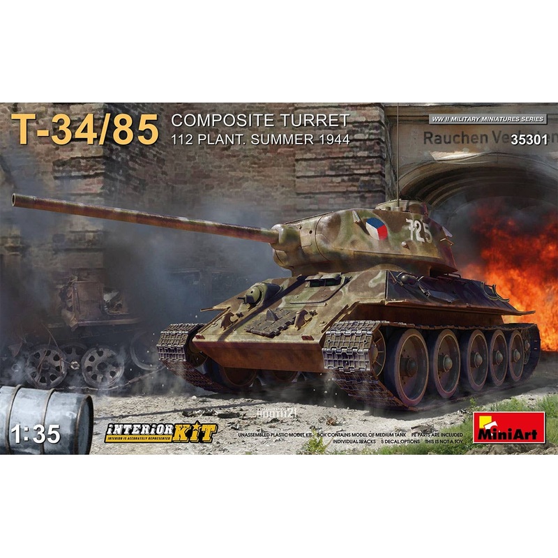 1/35 T-34-85 Composite Turret 112 Factory Summer 1944 Full Interior