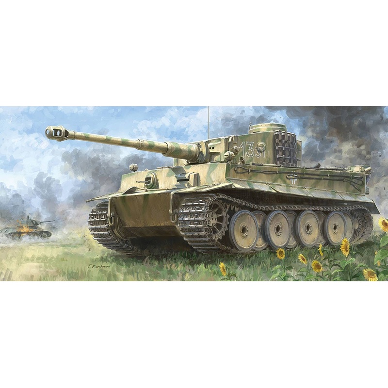 1/35 TANKS OF THE WORLD WW.II German Tiger I Early Type SS 1st Tank Regiment 13th Company Wittmann Boarding Car / Kursk 1943