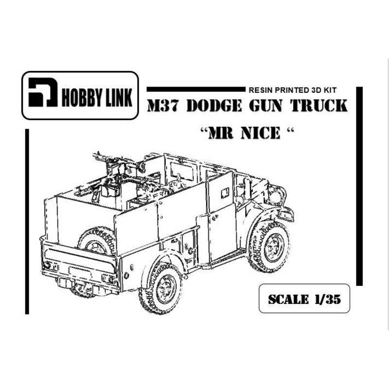 1/35 U.S. Dodge M37 Armored Mr. Nice Full Kit