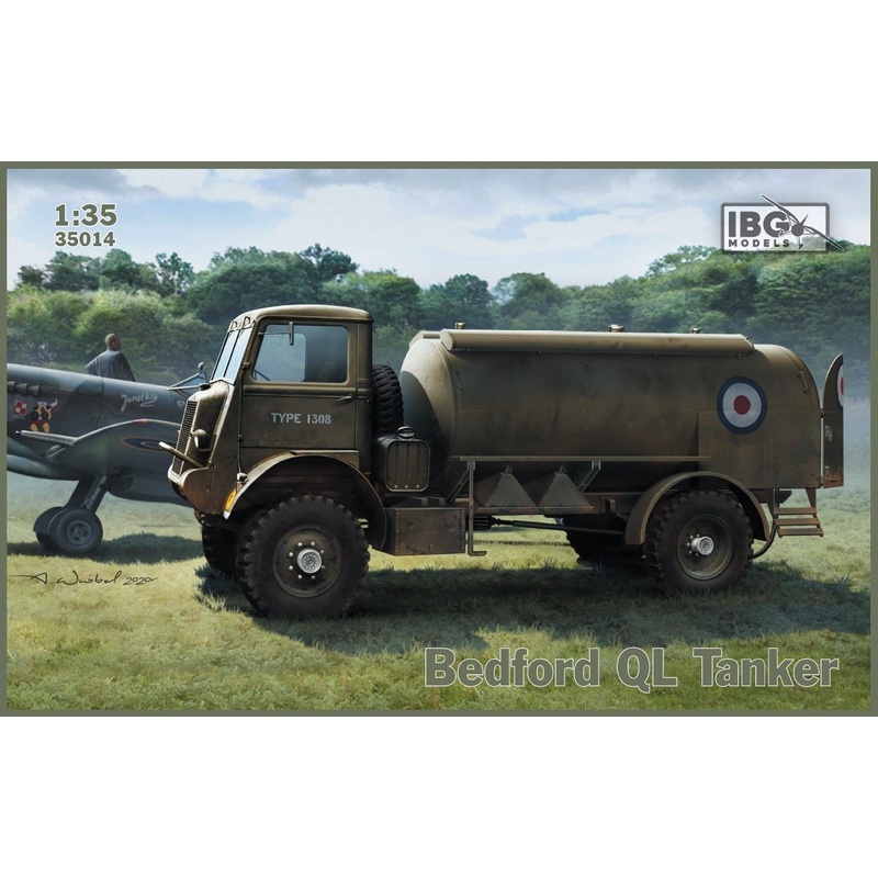 1/35 UK Bedford QL 3 Ton 4-Wheel Drive Tank Truck