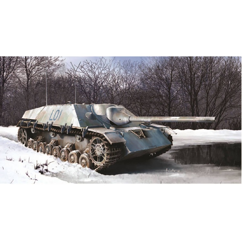 1/35 WW.II German Jagdpanzer IV L / 70(V) Command Vehicle Type October 1944 Production Magic Track Included