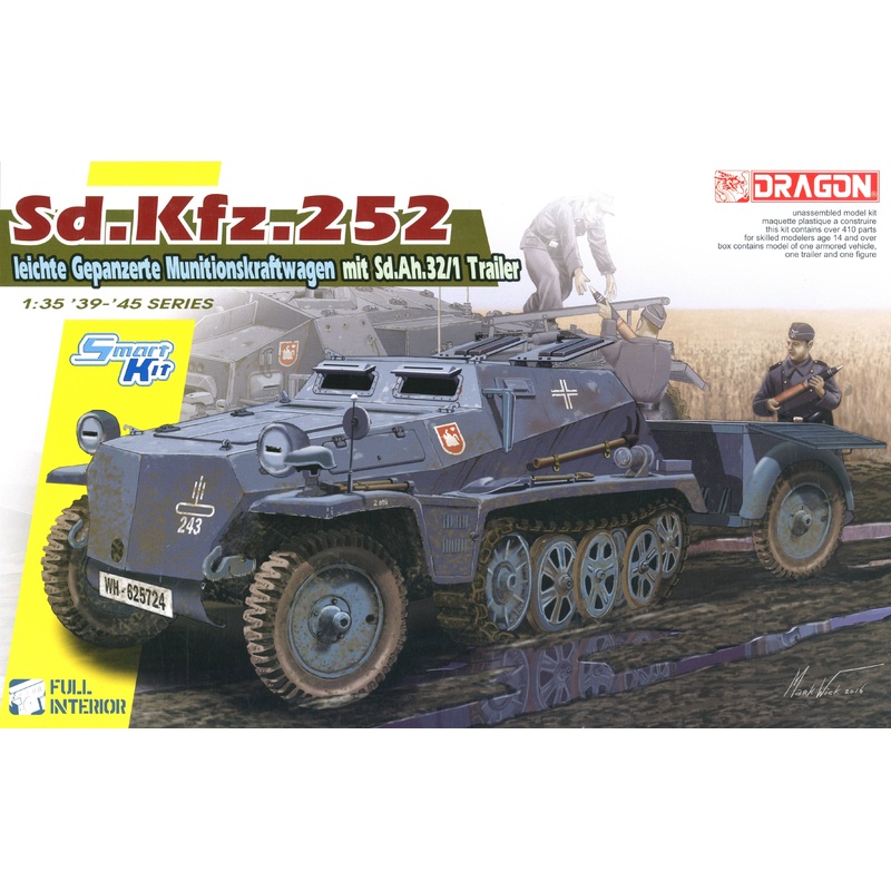 1/35 WW.II Sd.Kfz.252 w/Sd.Ah.32/1 Trailer