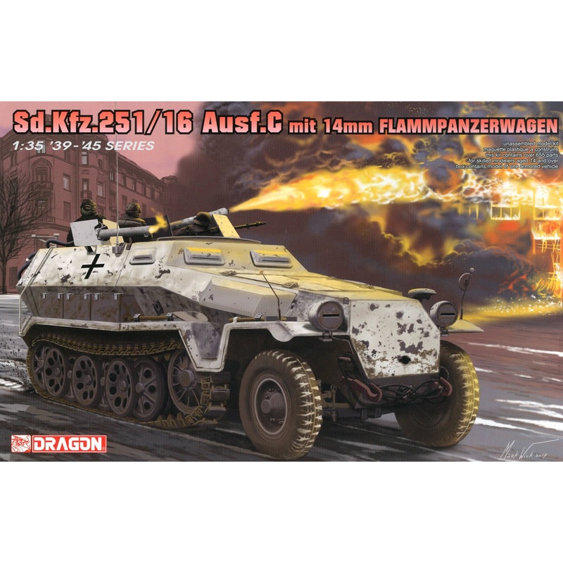 Sd.Kfz.251/16 Ausf C mit 14mm FlammPanzerWagen
