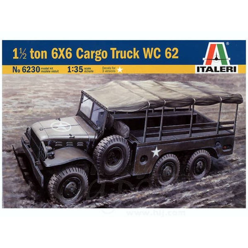 1 1/2 Ton 6x6 Cargo Truck WC62