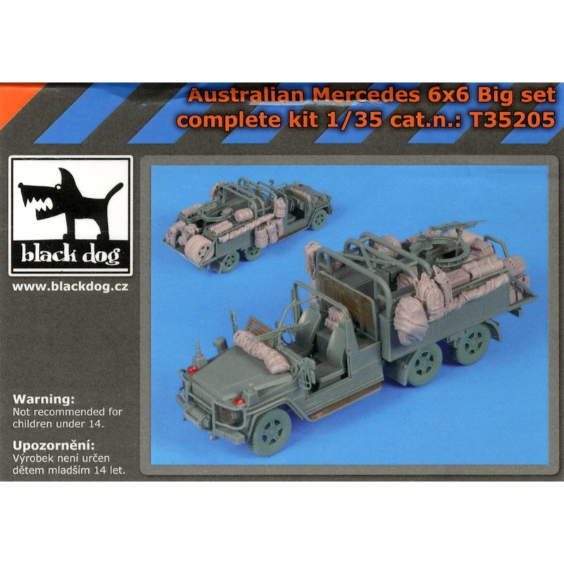 1/35 Australian Mercedes 6x6 Big Set Complete Kit