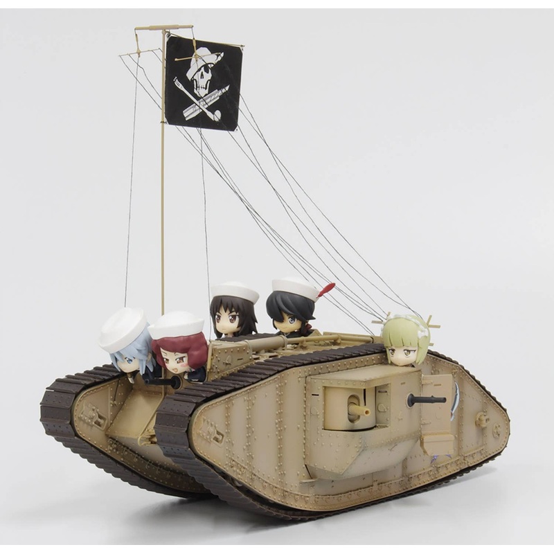 1/35 Girls und Panzer Final Chapter: Mk.IV Tank Oarai Girls' Academy Shark Team
