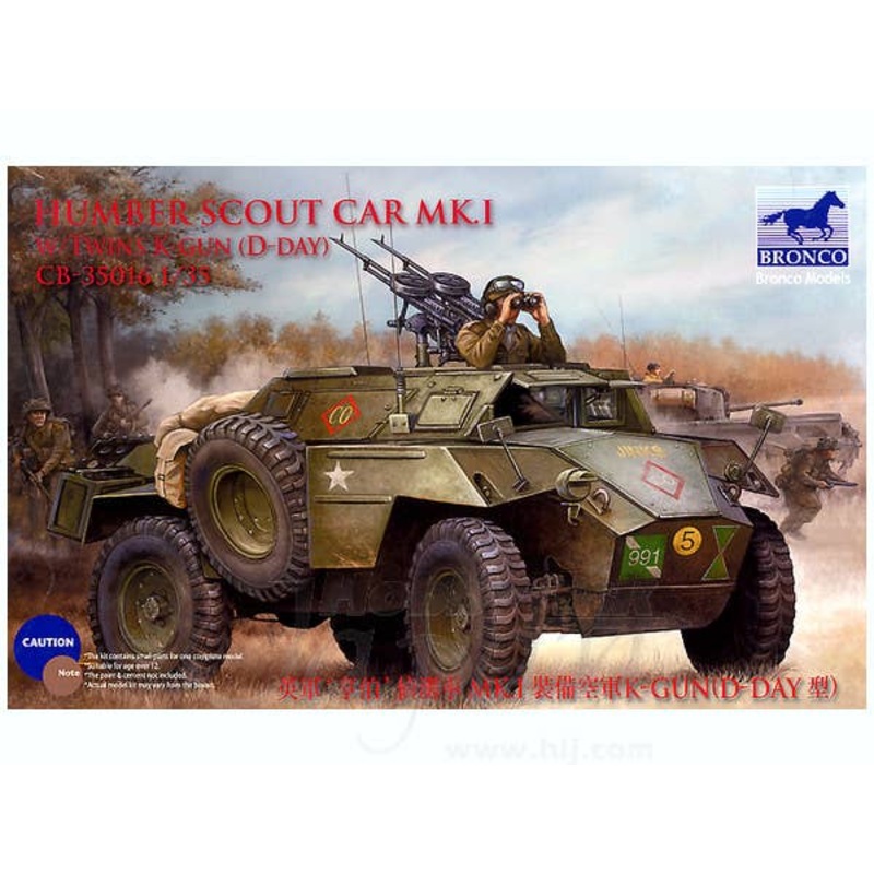 1/35 Humber Scout Car Mk. I w/Twins K-Gun (D-Day)