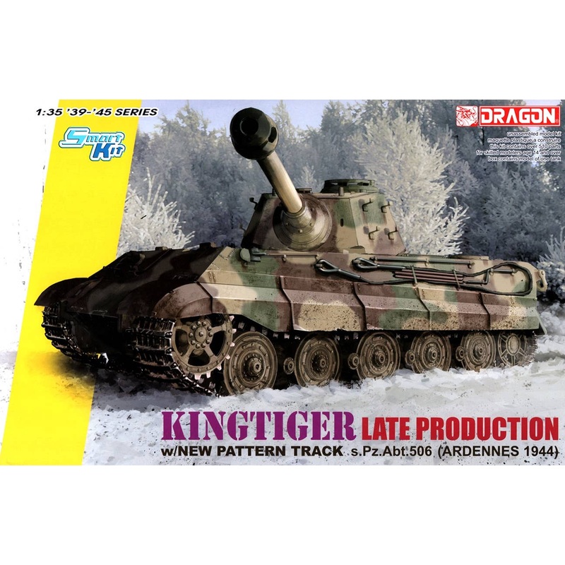1/35 Kingtiger Late Production w/New Pattern Track s.Pz.Abt.506 Ardennes 1944