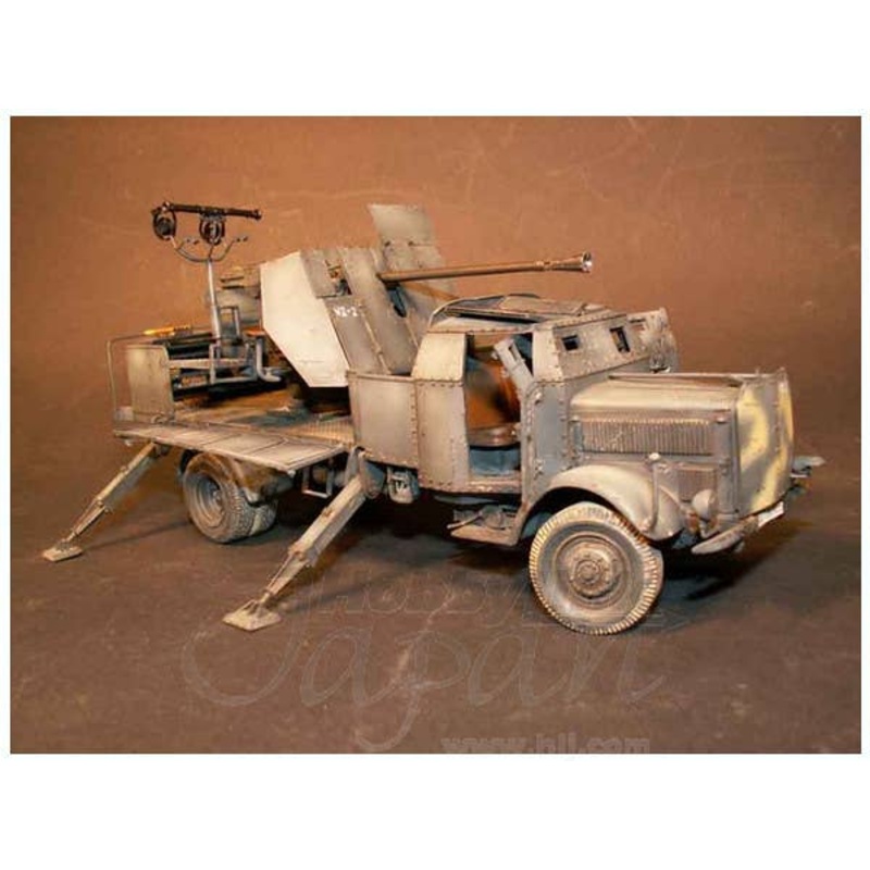 1/35 Mercedes 4500 5cm FlaK.41 AA Truck with Armored Cab Full Kit