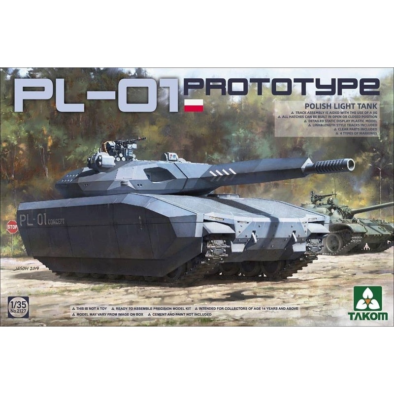 1/35 PL-01 Polish Light Tank Prototype (Reissue)