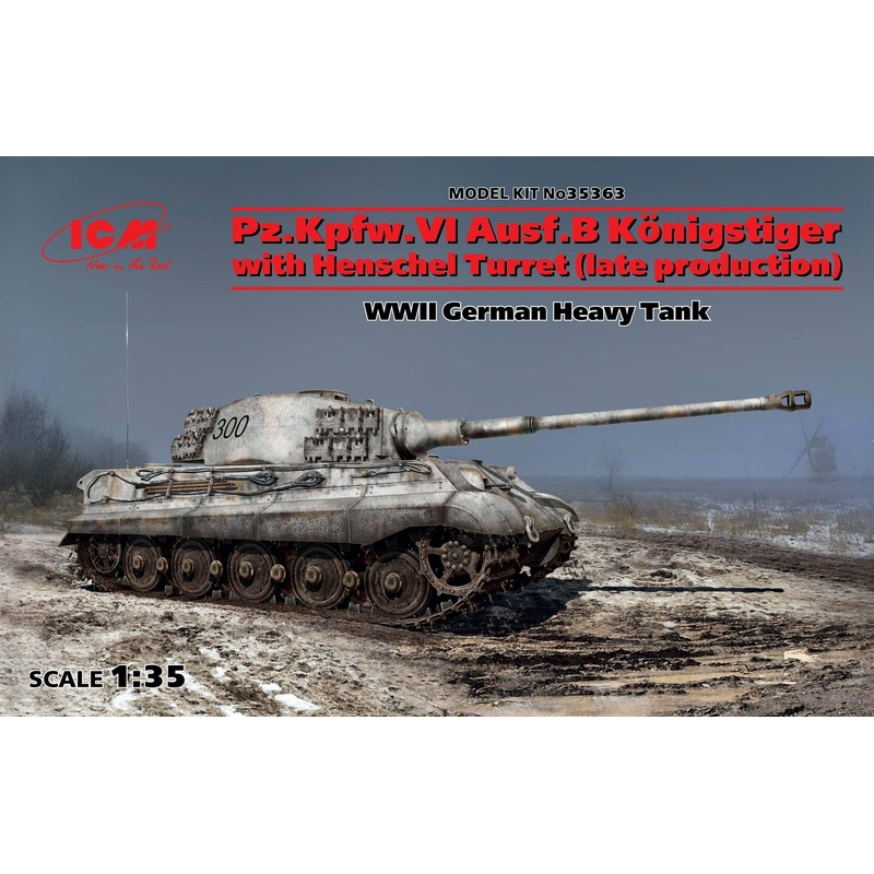 1/35 Pz.Kpfw.VI Ausf.B Kingtiger with Henschel Turret