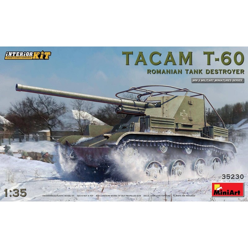 1/35 TACAM T-60 Romanian Tank Destroyer Interior Kit