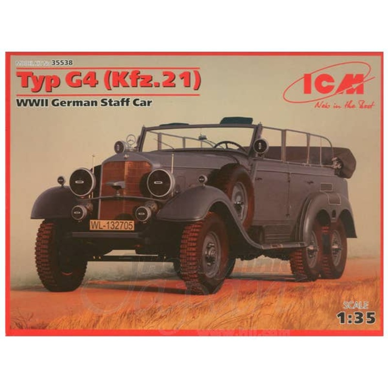 1/35 WWII German Staff Car Kfz.21 G4
