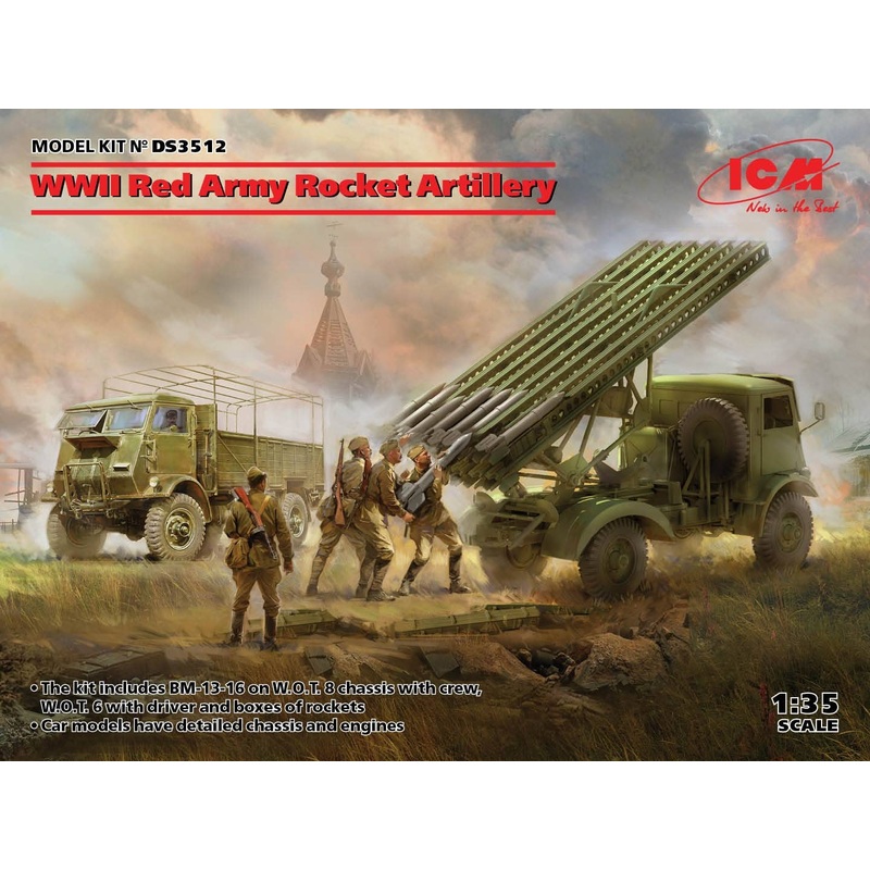 1/35 WWII Red Army Rocket Launcher Set