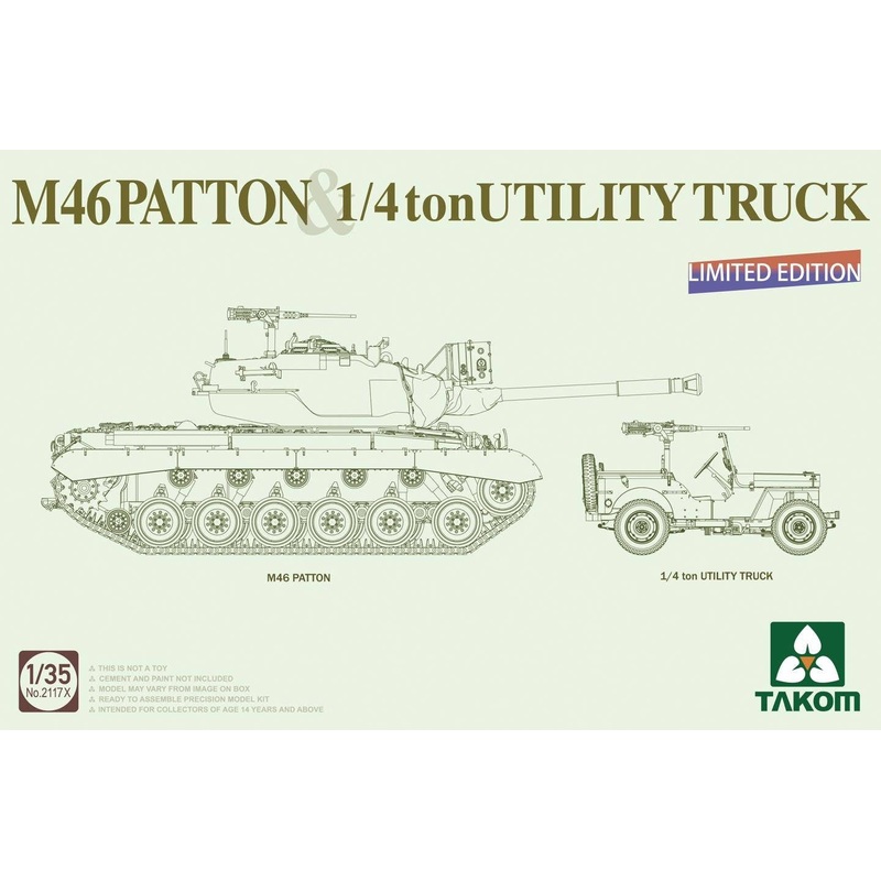 US Army M46 Patton & 1/4 Ton Utility Truck (Limited Production)