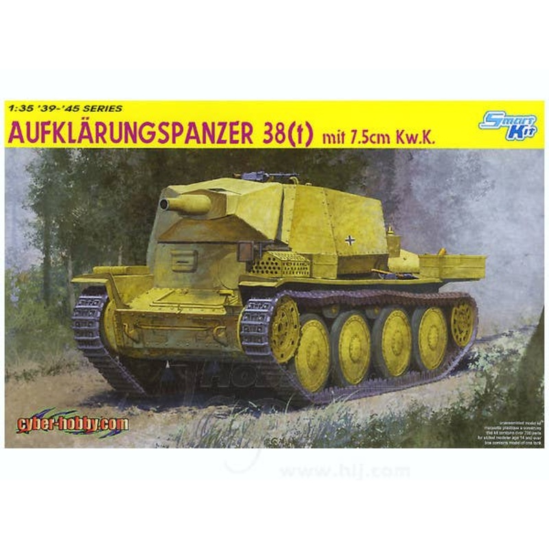 1/35 Aufklarungspanzer 38(t) Short Barrel 7.5cm Cannon Type