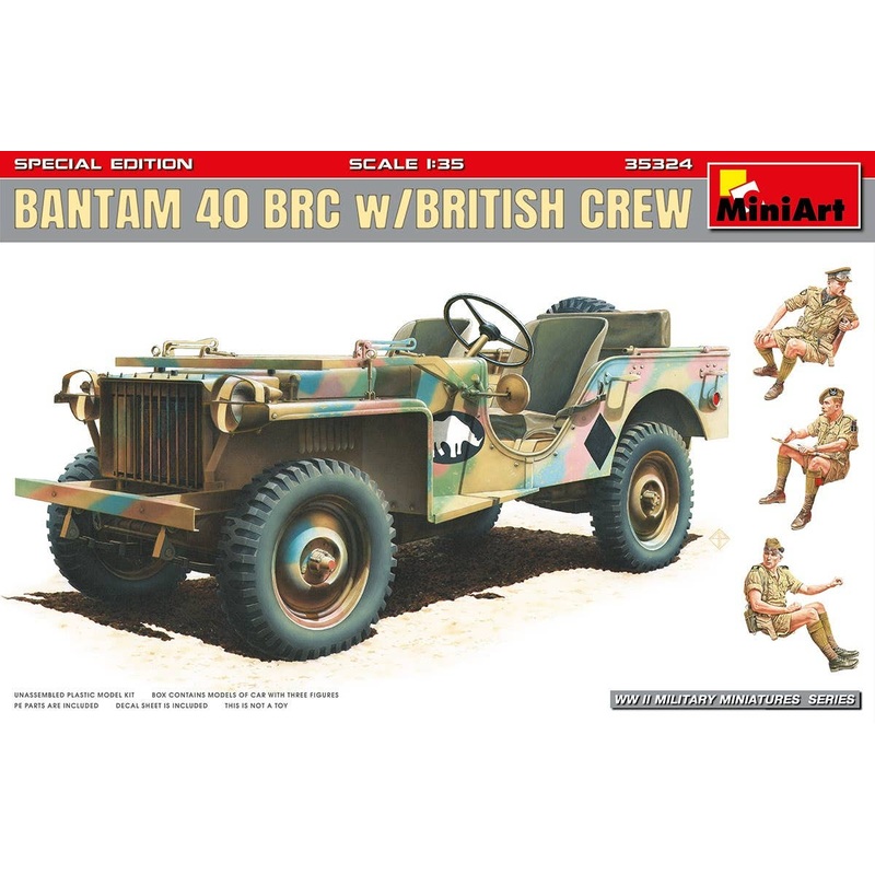 1/35 Bantam 40 BRC w/British Crew. Special Edition