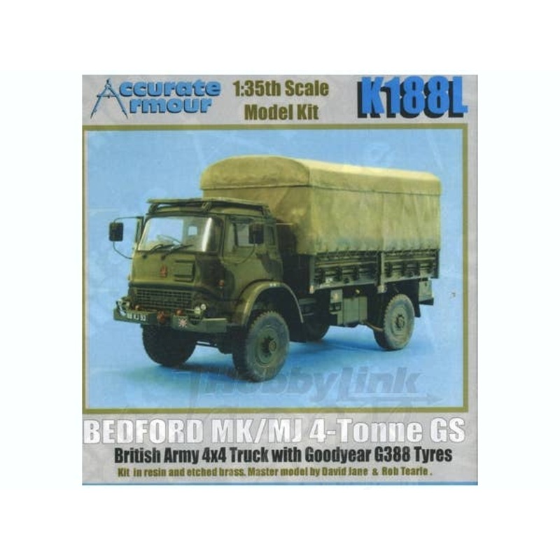 1/35 Bedford MK/MJ 4-Ton G.S. w/Goodyear G388 Tire Set