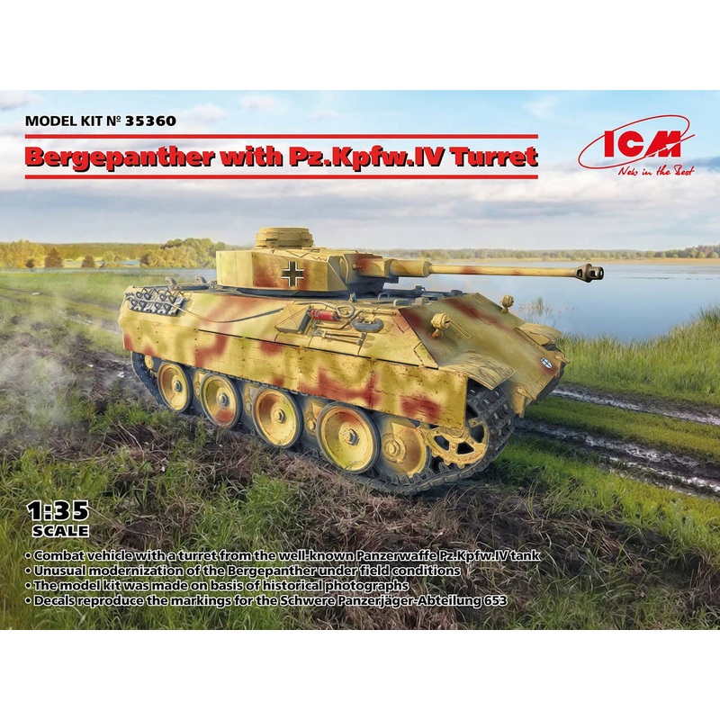 1/35 Bergepanther with Pz.Kpfw.IV Turret
