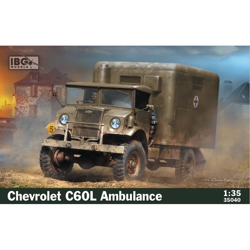 1/35 British Chevrolet C60L Cab 13 Field Ambulance