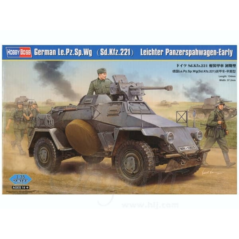 1/35 German Le.Pz.Sp.Wg (Sd.Kfz.221) Leichter Panzerspahwagen Early