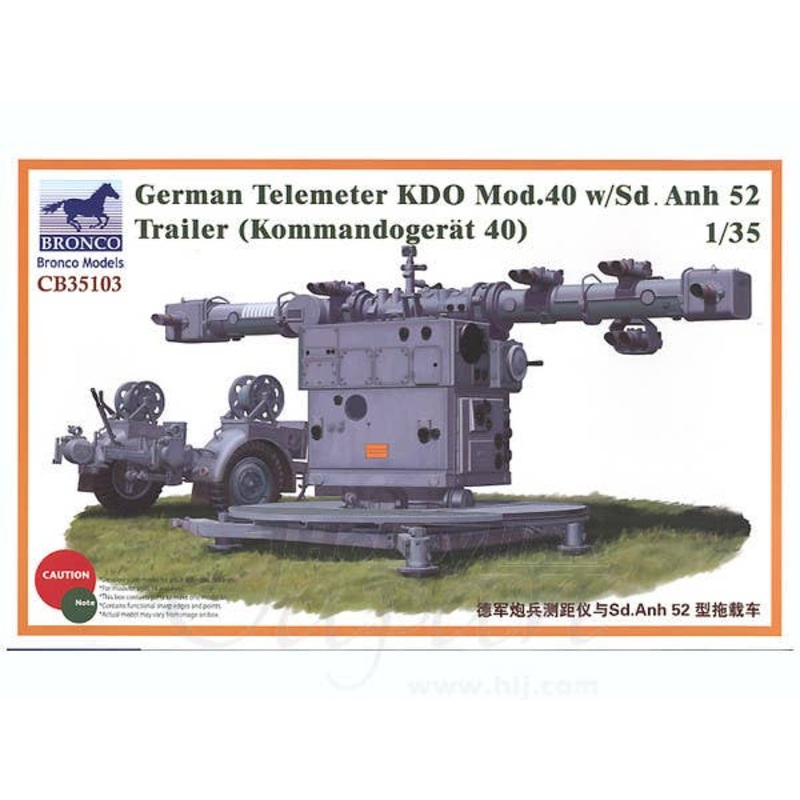 1/35 German Telemeter KDO Mod.40 w/Sd.Anh52 Trailer (Kommandogerat 40)