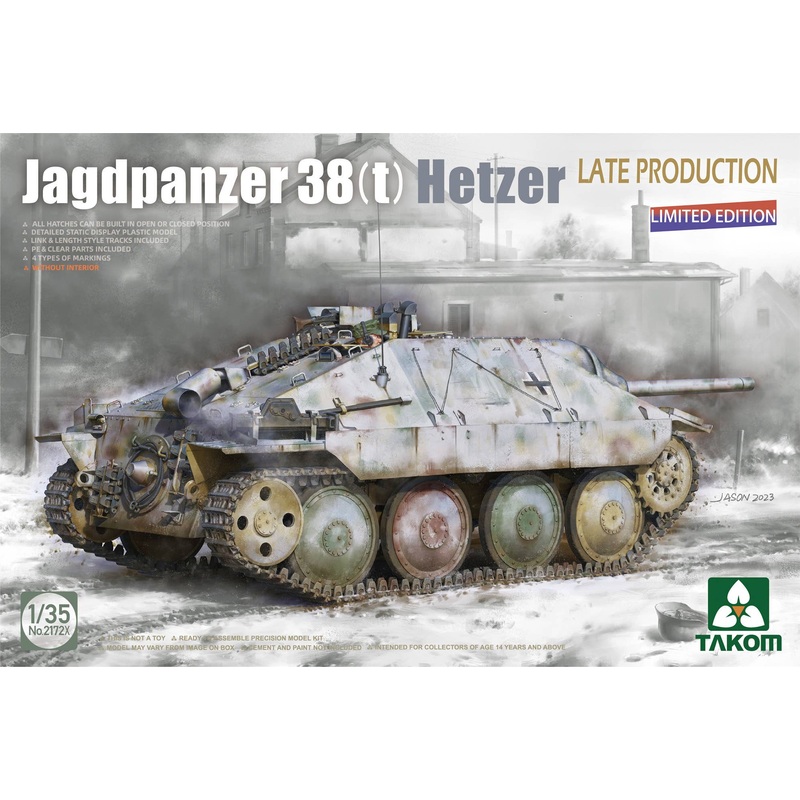 1/35 Jagdpanzer 38(t) Hetzer LATE PRODUCTION (LIMITED EDITION)