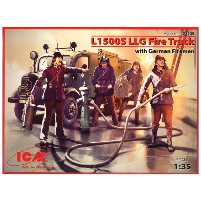 1/35 L1500S LLG Fire Truck w/German Firemen