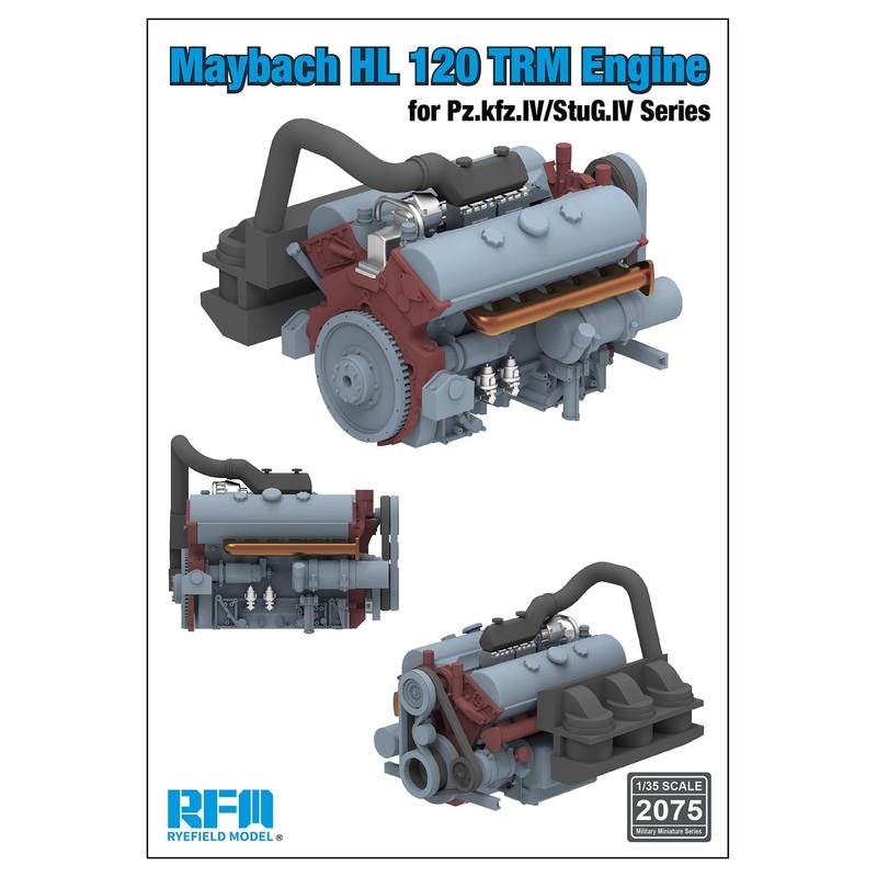 1/35 MAYBACH HL 120 TRM ENGINE  For Pz.Kfz.IV/ Stug.IV series