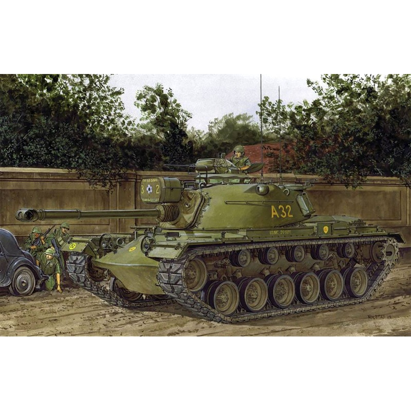 1/35 U.S. Army M48A3 Patton U.S. Marine Corps Figure Included