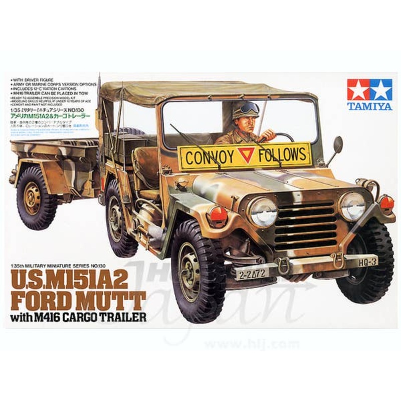 1/35 U.S. Ford MUTT w/ M416 Cargo Trailer