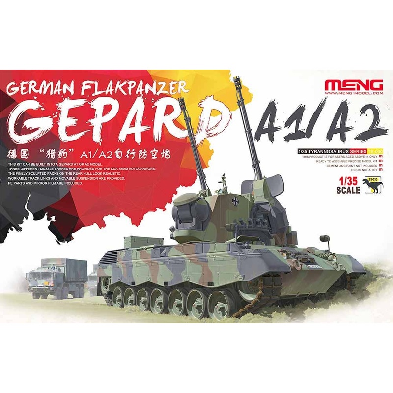German Flakpanzer Gepard A1/A2