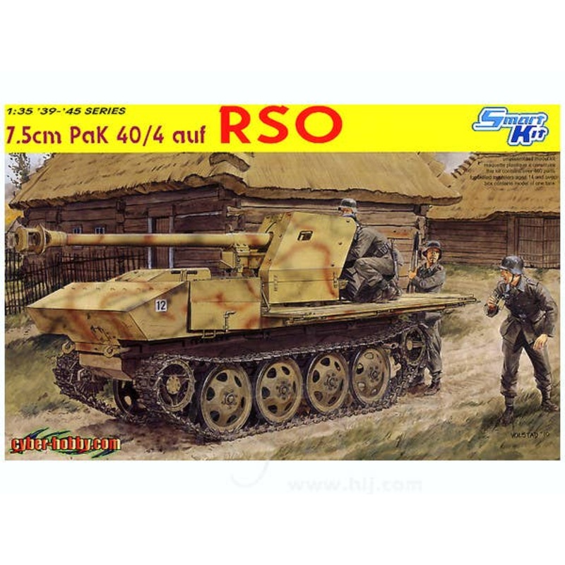 1/35 7.5cm PaK 40/4 auf RSO