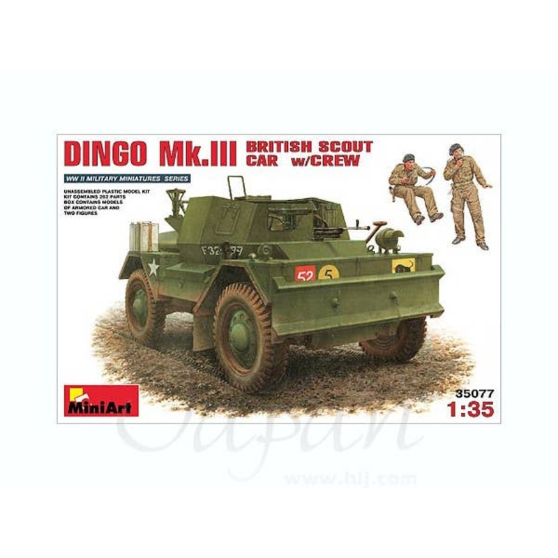 1/35 Dingo Mk. III British Scout Car w/Crew