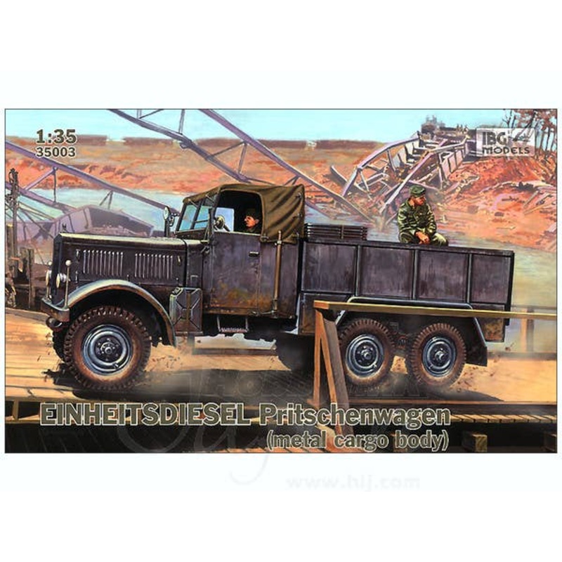 1/35 Einheitsdiesel Pritschenwagen (Metal Cargo Body)