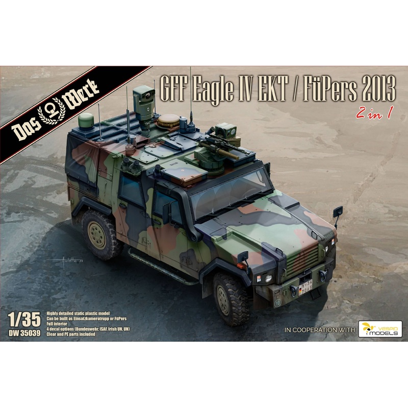 1/35 GFF Eagle IV EKT(Einsatz-Kamera-Trupp) / FuPers (Fuhrungspersonal) 2013