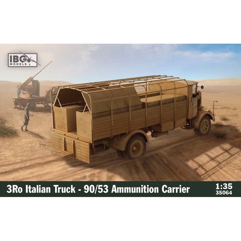 1/35 Italy Lancia 3Ro Anti-aircraft Artillery Ammunition Truck for Anti-Aircraft Self-Propelled Artillery