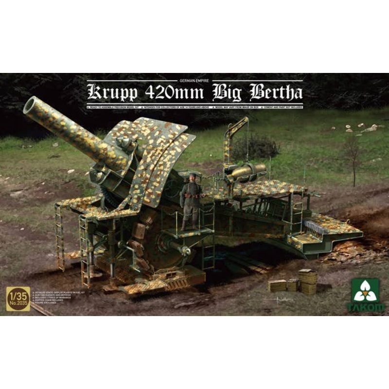 1/35 Krupp 420mm Big Bertha