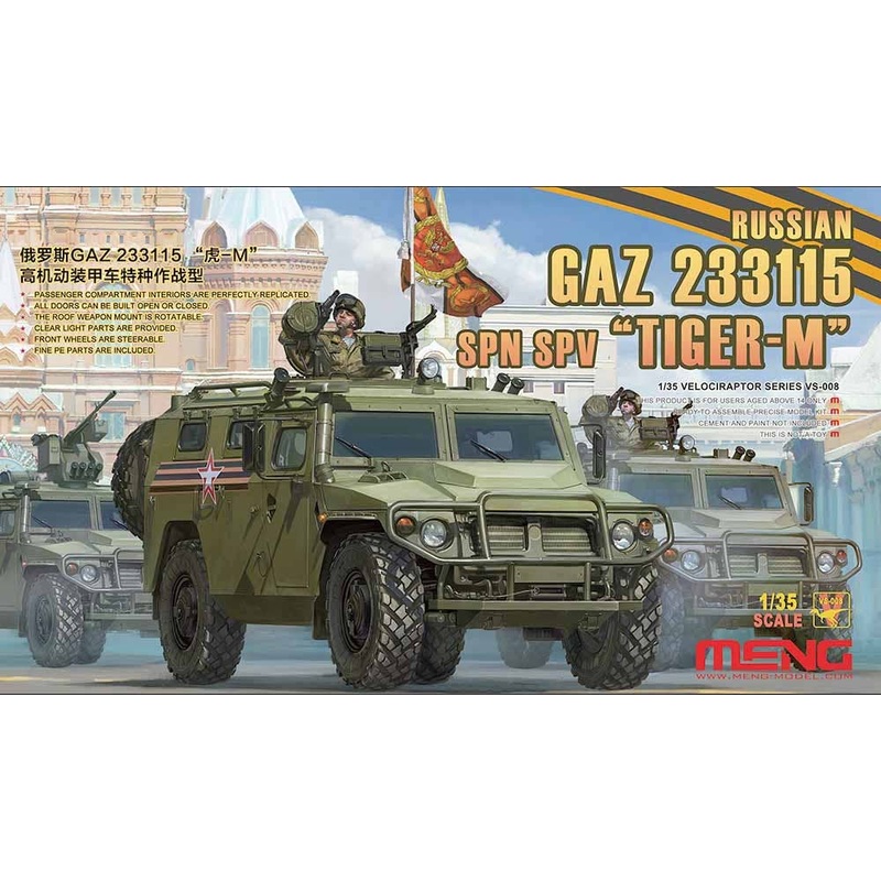 1/35 Russian Gaz 233115 SPN SPV "Tiger-M"