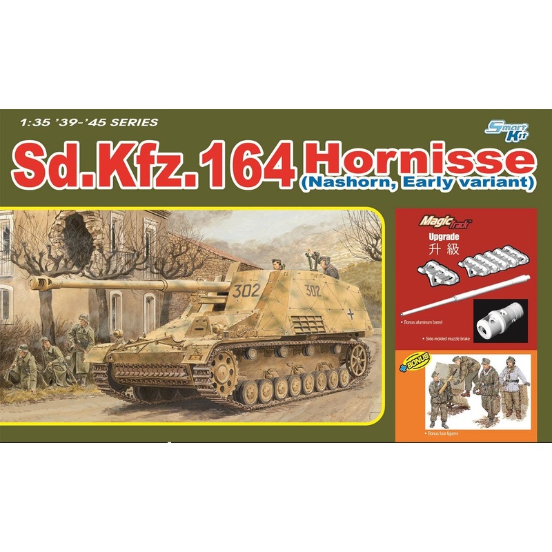 1/35 WW.II German Army Sd.Kfz.164 Hornisse Aluminum Gun Barrel & Magic Track Included