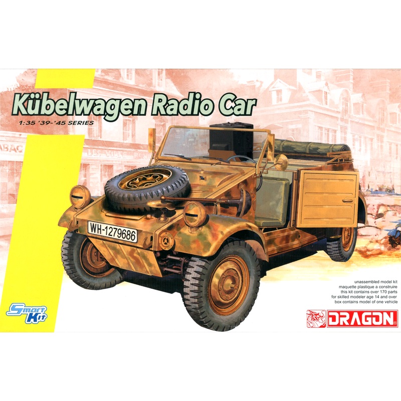 1/35 WWII German Kubelwagen Radio Car