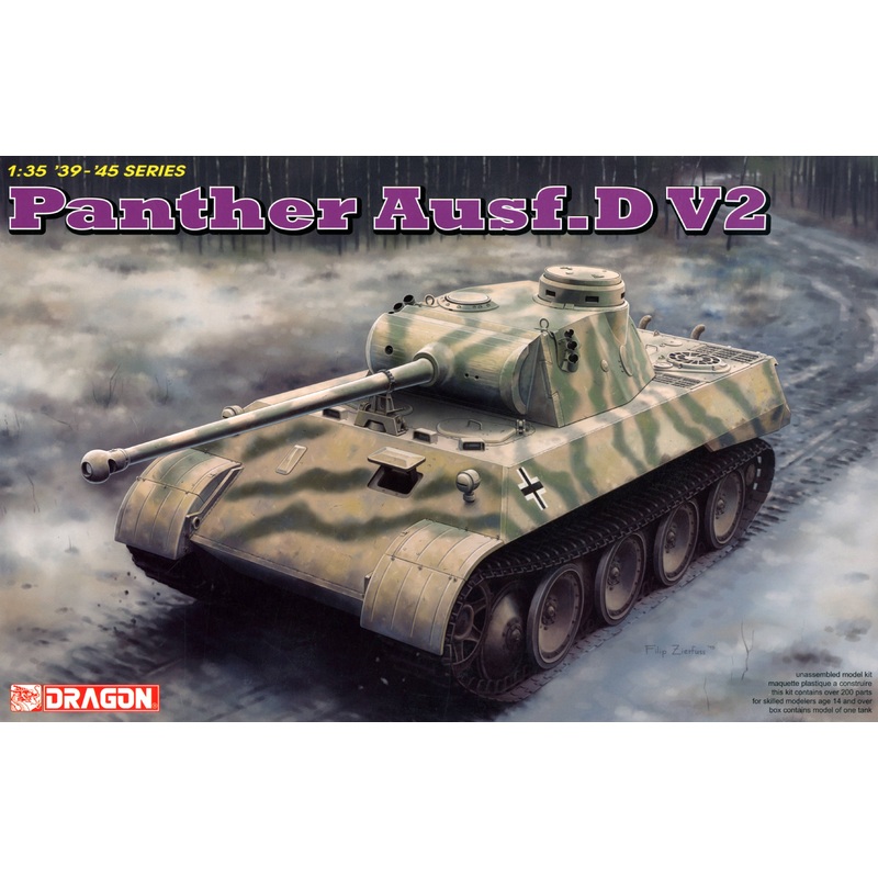 1/35 WWII Panther Ausf.D V2